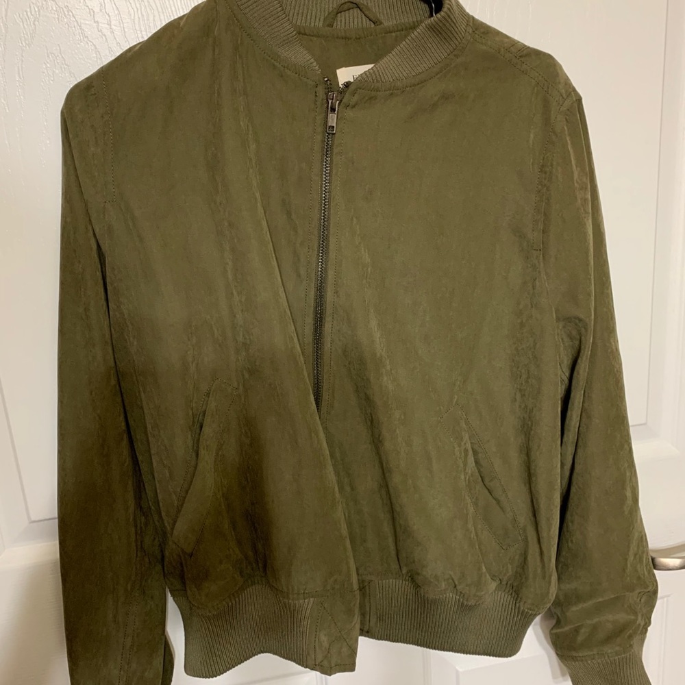 Jaded green bomber jacket